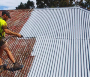 metal roof painting