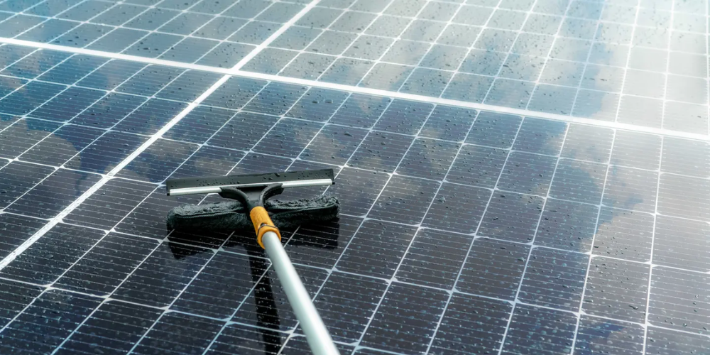 solar panel cleaning in Brisbane.