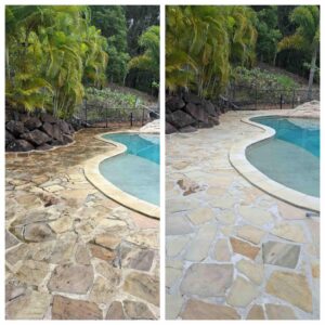 Pool area clean