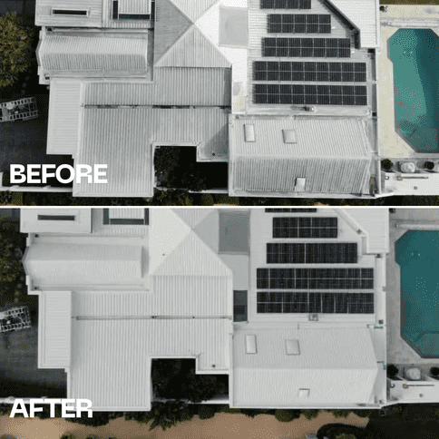 roof cleaning in Coorparoo